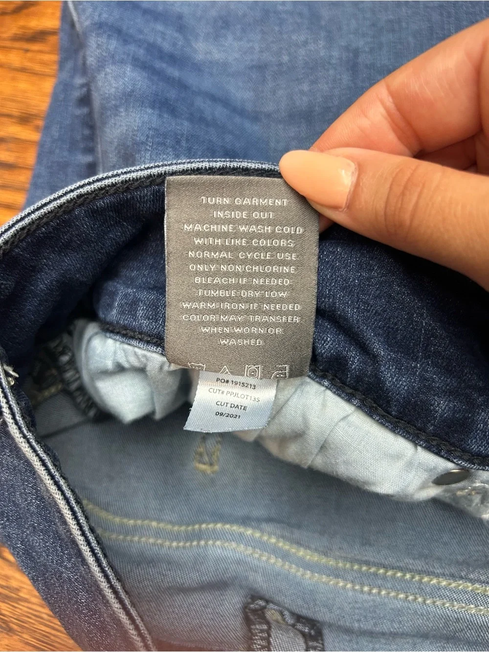 torrid Dark Blue Stretch Jeggings - Picture 4 of 5